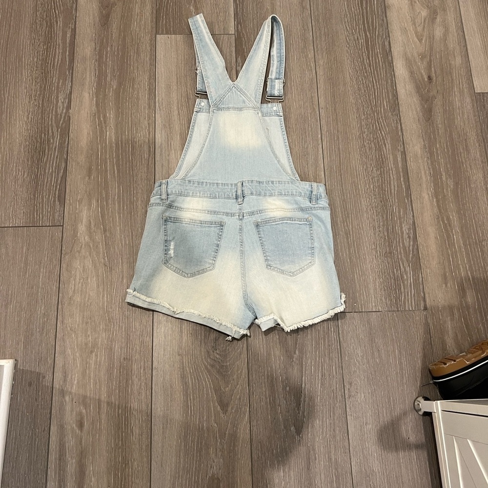 Blue Spice Denim Overalls - Picture 5 of 6